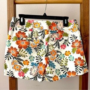 Loft floral shorts size 4